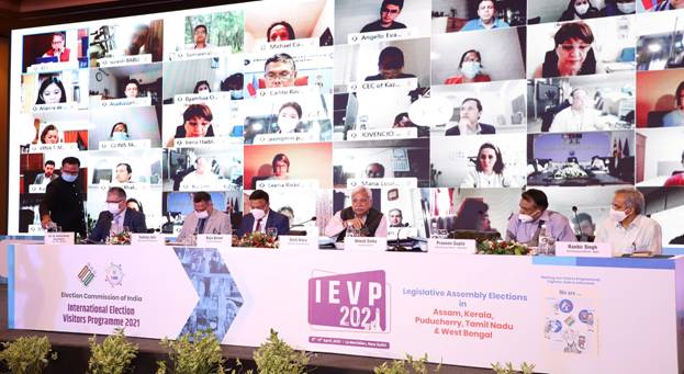 ECI hosts 2 day International Virtual Election Visitors Programme (IVEP) 2021 on April 5-6, 2021