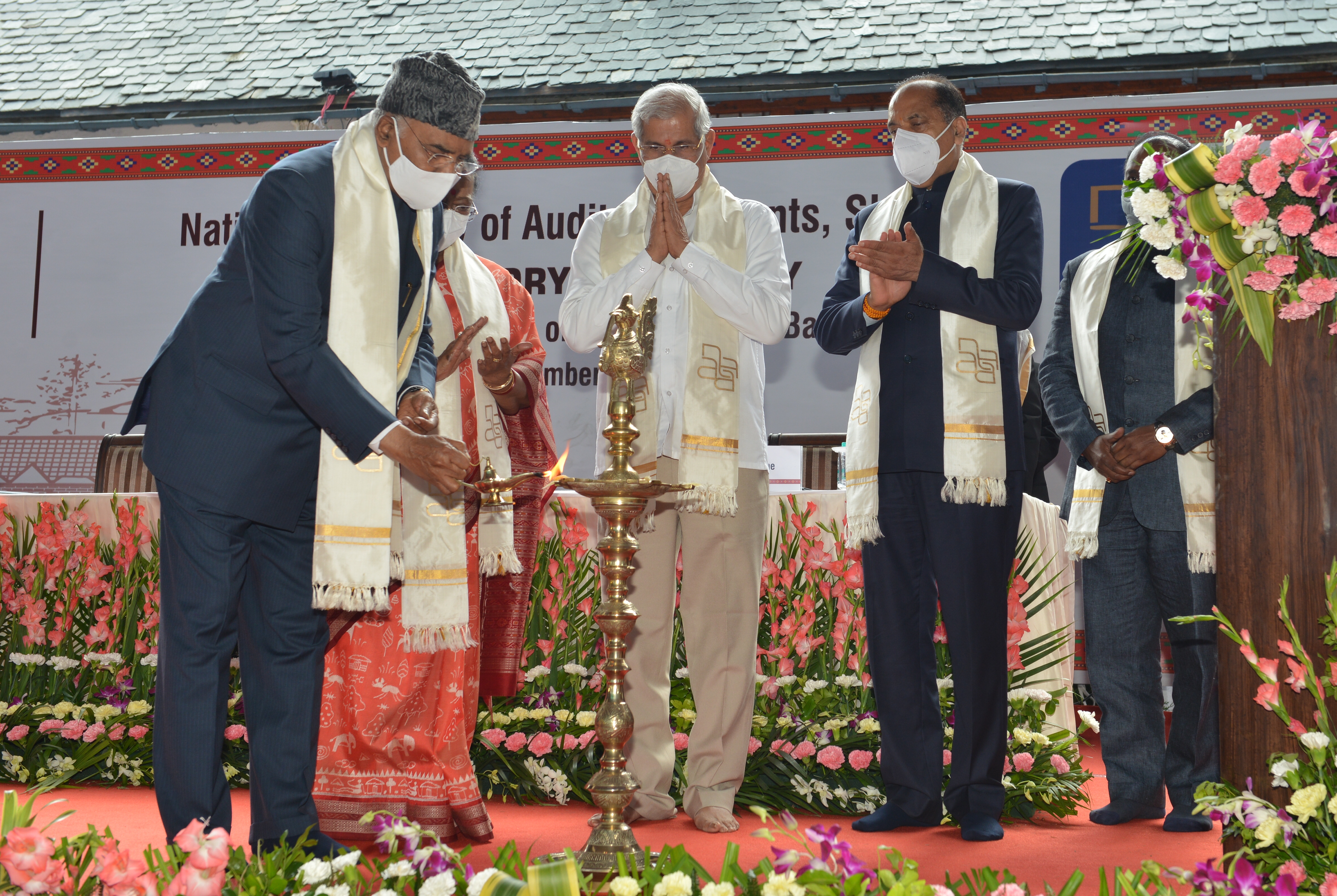 President Ram Nath Kovind felicitates IA &AS trainee officers President Ram Nath Kovind felicitates IA &AS trainee officers