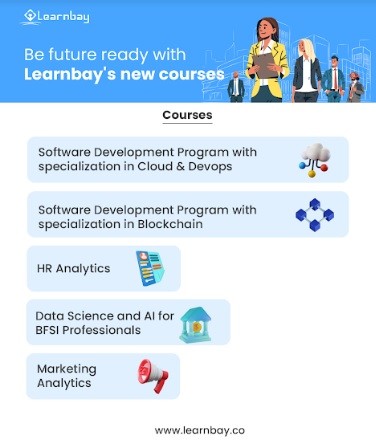 Professional Upskilling Startup Learnbay Launches Three New Cutting-Edge Domain Courses Professional Upskilling Startup Learnbay Launches Three New Cutting-Edge Domain Courses