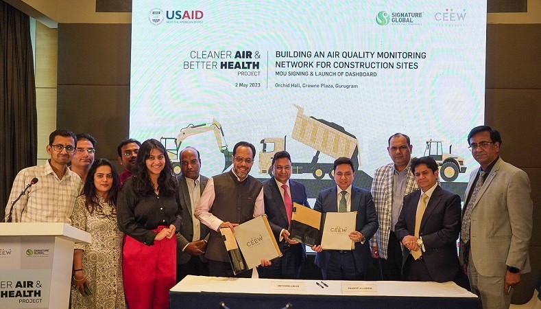 Signature Global (India) Limited and CEEW Deploy a Pilot Air Quality Monitoring Network in Gurugram to Manage Construction Dust Signature Global (India) Limited and CEEW Deploy a Pilot Air Quality Monitoring Network in Gurugram to Manage Construction Dust