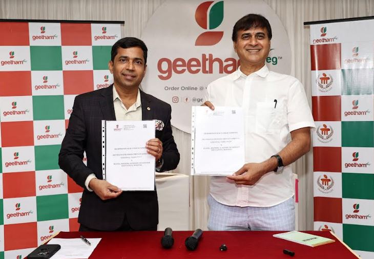 Geetham Veg’s GVR Foods Joins Hands with Manipal’s Hotel Management School for Training Collaboration Geetham Veg’s GVR Foods Joins Hands with Manipal’s Hotel Management School for Training Collaboration
