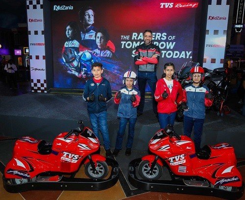 TVS Racing Launches its Experience Centre at KidZania Delhi NCR; Kick-starts its First-ever Virtual Racing Championship for Gen-Alpha TVS Racing Launches its Experience Centre at KidZania Delhi NCR; Kick-starts its First-ever Virtual Racing Championship for Gen-Alpha