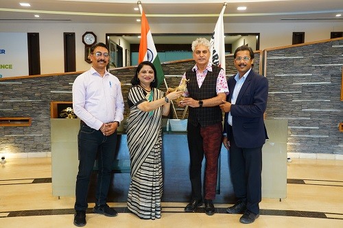 Peace Dove “Franz Xaver Gruber” Travels from Austria to India at Chitkara University Peace Dove “Franz Xaver Gruber” Travels from Austria to India at Chitkara University