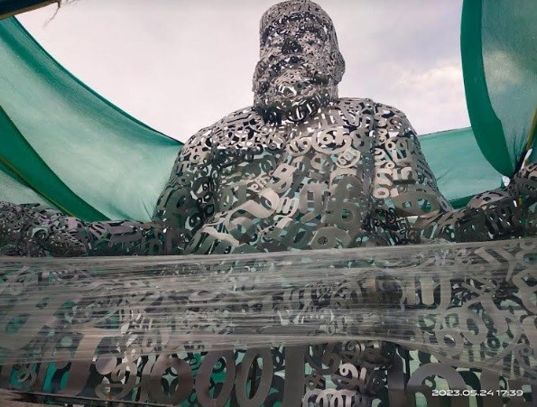 KCP Infra Limited Designed Thiruvalluvar Statue with Tamil Scripts to be Unveiled Soon at Kurichi Lakebed KCP Infra Limited Designed Thiruvalluvar Statue with Tamil Scripts to be Unveiled Soon at Kurichi Lakebed