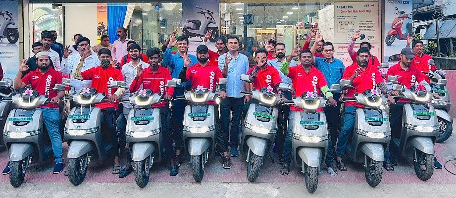 TVS Motor Company Strengthens its Electrification Journey; Announces Association with Zomato to Accelerate Last Mile Green Deliveries TVS Motor Company Strengthens its Electrification Journey; Announces Association with Zomato to Accelerate Last Mile Green Deliveries