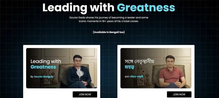 Sourav Ganguly, the Acclaimed “Dada” of Indian Cricket, Launches an Online Course on Leadership on his 51st Birthday Sourav Ganguly, the Acclaimed “Dada” of Indian Cricket, Launches an Online Course on Leadership on his 51st Birthday