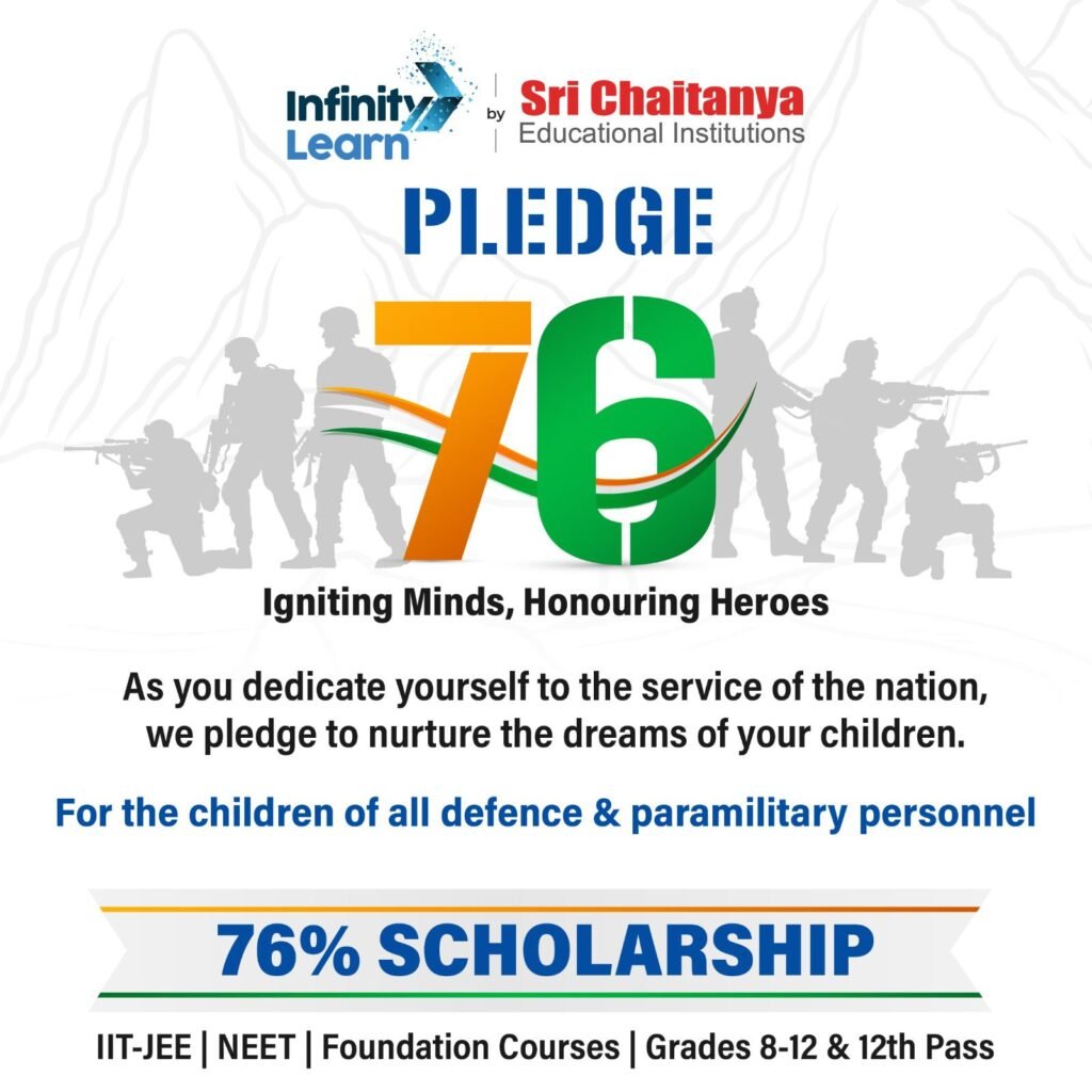 Igniting Minds and Saluting Bravery: Infinity Learn’s Pledge 76 Campaign