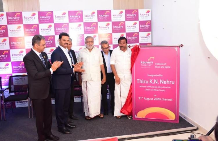 Kauvery Hospital, Radial Road, Launches “Institute of Brain & Spine”