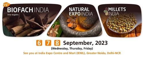 BIOFACH INDIA 2023: India’s Most Focused Event for Organic, Natural Products and Millets Set to Held from 6-8 September