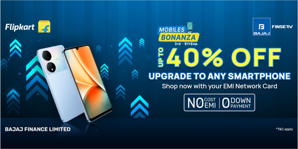 Bajaj Finance Ltd. (BFL) and Flipkart Partner to Transform Mobile Shopping this Festive Season Bajaj Finance Ltd. (BFL) and Flipkart Partner to Transform Mobile Shopping this Festive Season