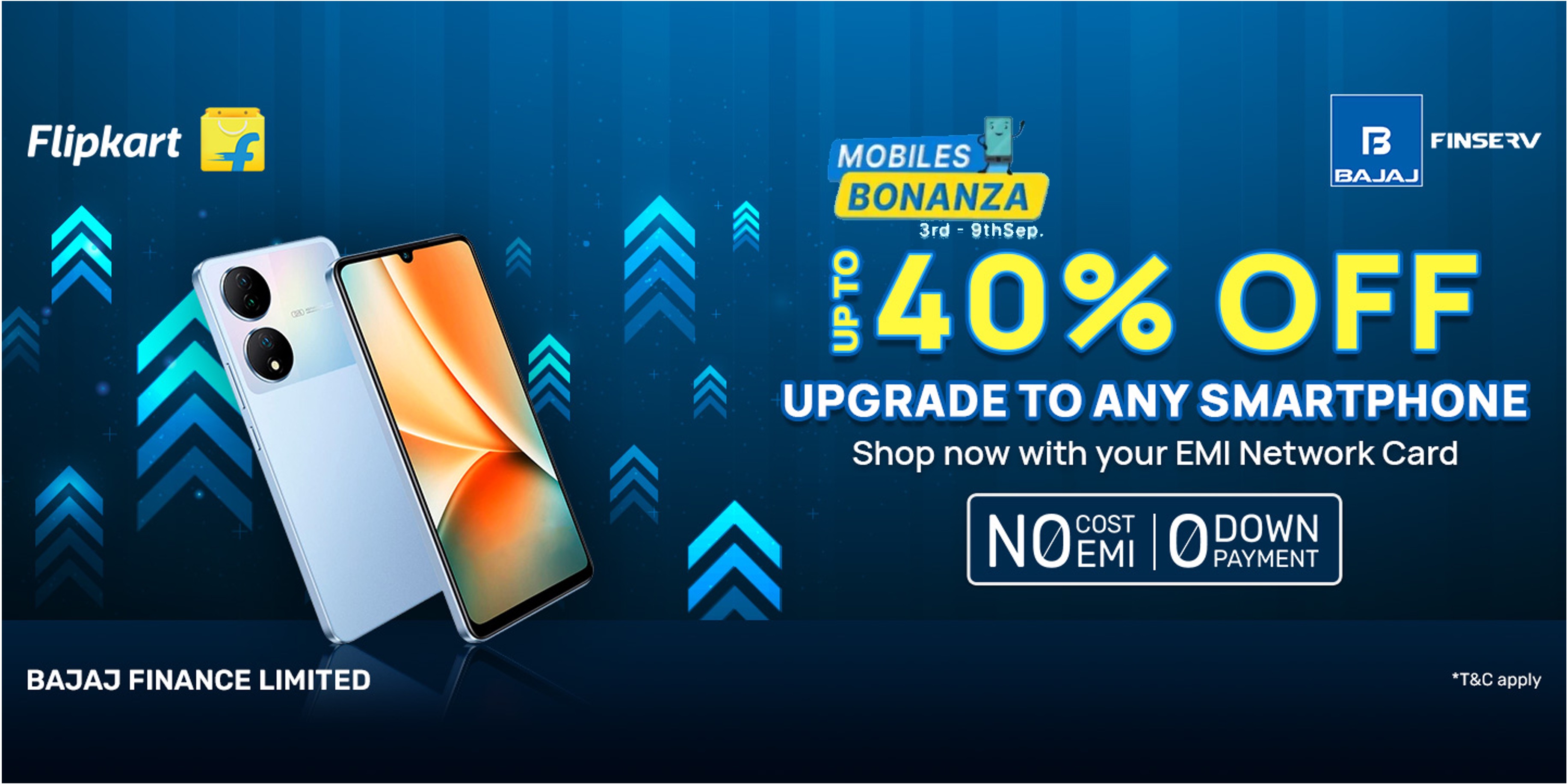 Bajaj Finance Ltd. (BFL) and Flipkart Partner to Transform Mobile Shopping this Festive Season Bajaj Finance Ltd. (BFL) and Flipkart Partner to Transform Mobile Shopping this Festive Season