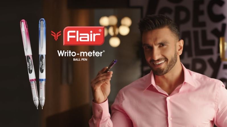 Superstar Ranveer Singh, Leveraging Flair Writing Industries Limited Latest Campaign “Bas Flair aur Kuch nahi”, as the Brand Ambassador of “Flair” Superstar Ranveer Singh, Leveraging Flair Writing Industries Limited Latest Campaign “Bas Flair aur Kuch nahi”, as the Brand Ambassador of “Flair”