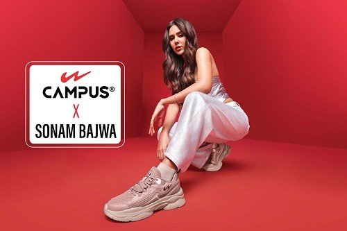 Campus Activewear Collaborates with Sonam Bajwa to Launch Chunky Sneaker Collection Campus Activewear Collaborates with Sonam Bajwa to Launch Chunky Sneaker Collection