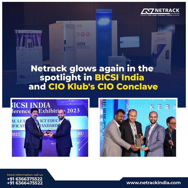 Netrack Glows Again in the Spotlight in BICSI India and CIO Klub’s CIO Conclave