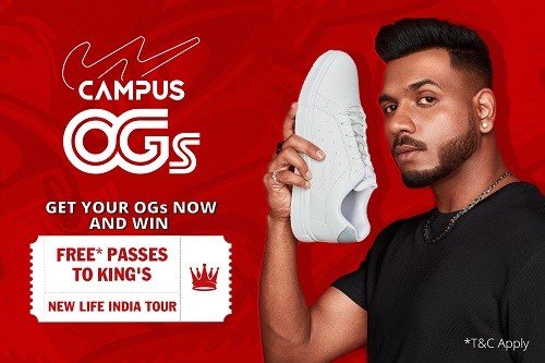Campus Activewear and King Team Up for the #VibeWithOGKing Campaign; Unlock Your Chance To Meet the Icon in Person