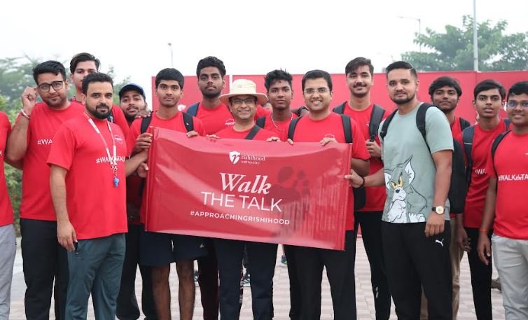 Rishihood University Walks the Talk with 2-Day Walkathon Challenge Rishihood University Walks the Talk with 2-Day Walkathon Challenge