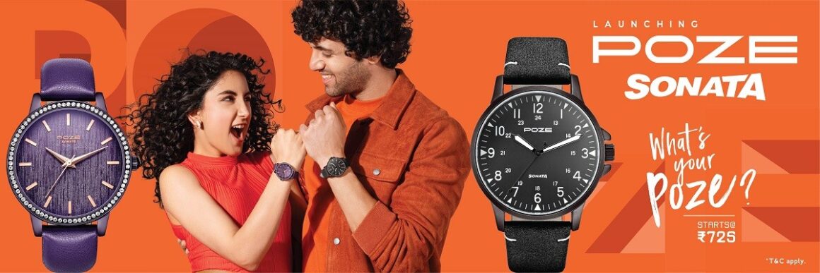 Sonata Watches Launches Poze: The New Statement in Trendy Timekeeping Sonata Watches Launches Poze: The New Statement in Trendy Timekeeping