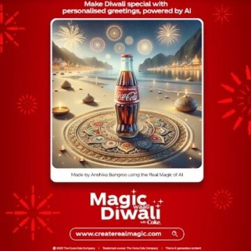 Coca-Cola Ignites Diwali Celebrations with Unique Personalized AI – Generated Wish Cards Coca-Cola Ignites Diwali Celebrations with Unique Personalized AI – Generated Wish Cards