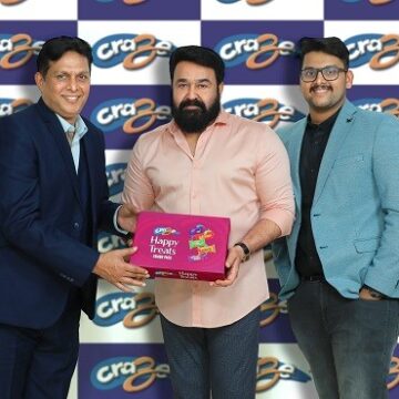 Mohanlal Joins Hands with Craze Biscuits to Take the Brand to Global Market Mohanlal Joins Hands with Craze Biscuits to Take the Brand to Global Market
