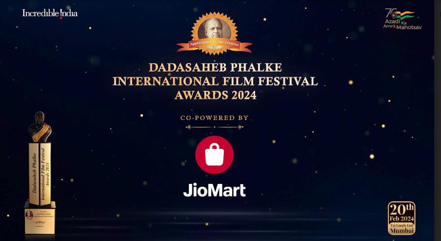 JioMart comes on board as ‘co-powered by’ partners at the Dadasaheb Phalke International Film Festival Awards 2024 JioMart comes on board as ‘co-powered by’ partners at the Dadasaheb Phalke International Film Festival Awards 2024