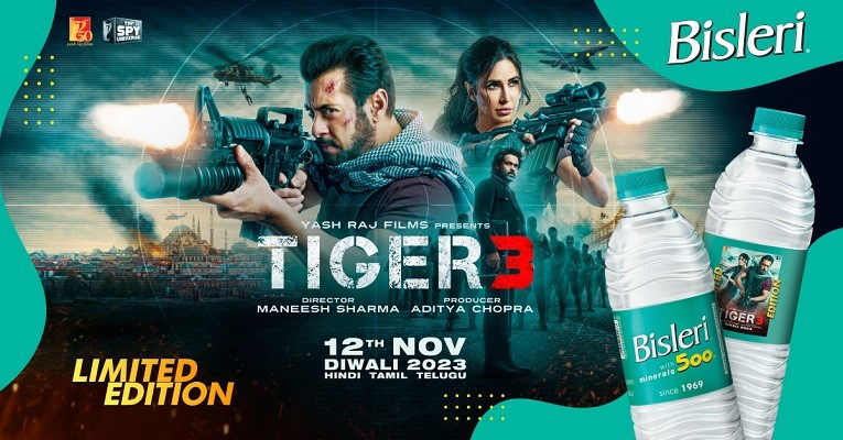 Bisleri Elevates its Brand Love Story Nationwide with Tiger 3 Bisleri Elevates its Brand Love Story Nationwide with Tiger 3