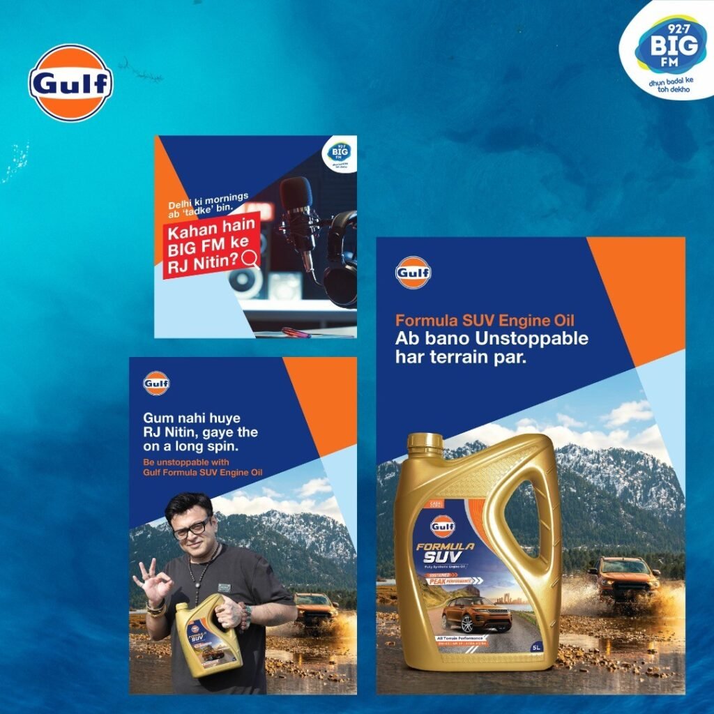 BIG FM Joined Hands with Gulf Oil for its ‘Unstoppable India’ Campaign, Reinforcing the Message to do the Unstoppable BIG FM Joined Hands with Gulf Oil for its ‘Unstoppable India’ Campaign, Reinforcing the Message to do the Unstoppable