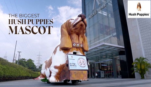 Hush Puppies Brings its Iconic Mascot Alive with a Larger-than-life Installation Hush Puppies Brings its Iconic Mascot Alive with a Larger-than-life Installation