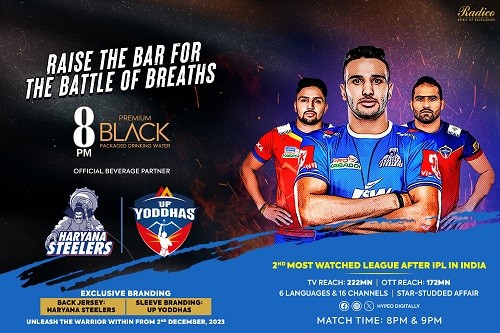 8PM Packaged Drinking Water Partners with Haryana Steelers and UP Yoddhas in 10th Season of Pro Kabaddi League 8PM Packaged Drinking Water Partners with Haryana Steelers and UP Yoddhas in 10th Season of Pro Kabaddi League