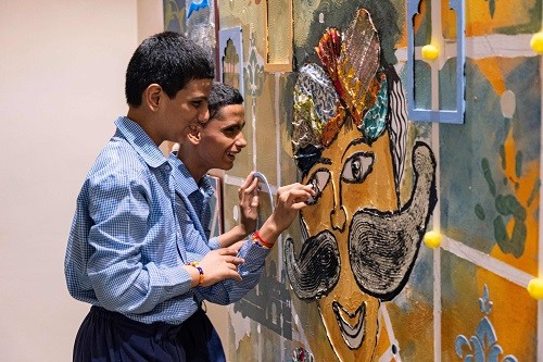 Asian Paints Along with St+art India Foundation Infuse Touch into ‘Art’ via Project Sparsh at Rajasthan Netraheen Kalyan Sangh School, Jaipur Asian Paints Along with St+art India Foundation Infuse Touch into ‘Art’ via Project Sparsh at Rajasthan Netraheen Kalyan Sangh School, Jaipur