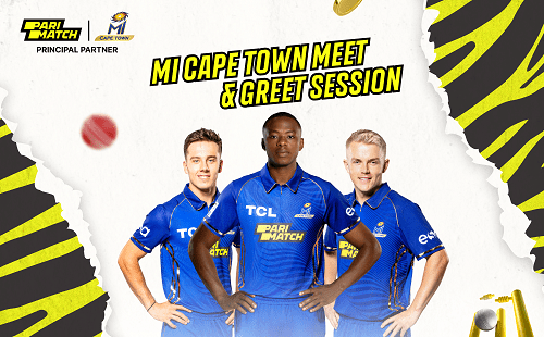 Parimatch Hosts Exclusive Meet & Greet with MI Cape Town Cricket Stars Parimatch Hosts Exclusive Meet & Greet with MI Cape Town Cricket Stars
