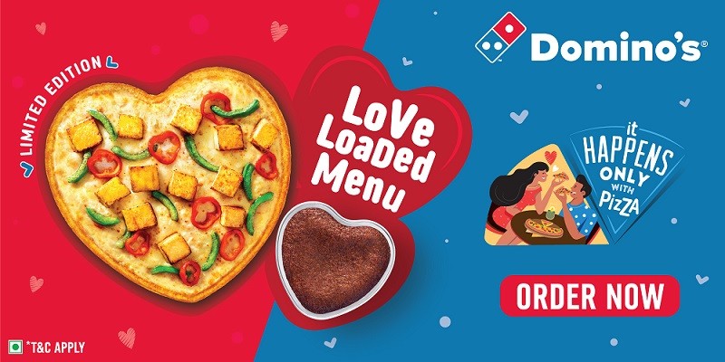 Domino’s Takes Centre Stage for Valentine’s Day with Exclusive Love Loaded Menu