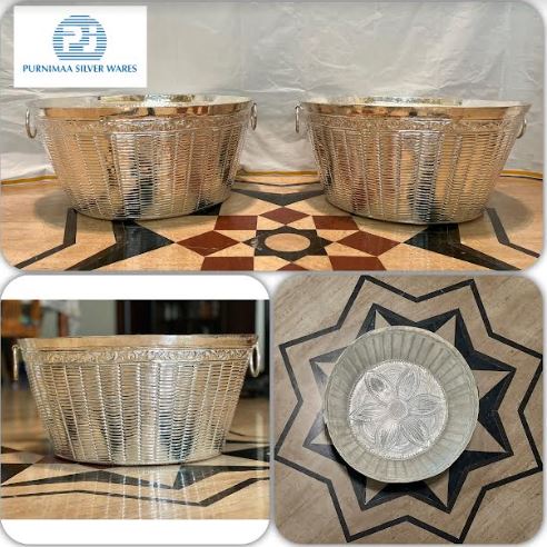 Nattukottai Nagarthars to Carry Flowers for Shri Kasi Vishwanath in Brand-New Silver Baskets from 11th February 2024 Nattukottai Nagarthars to Carry Flowers for Shri Kasi Vishwanath in Brand-New Silver Baskets from 11th February 2024