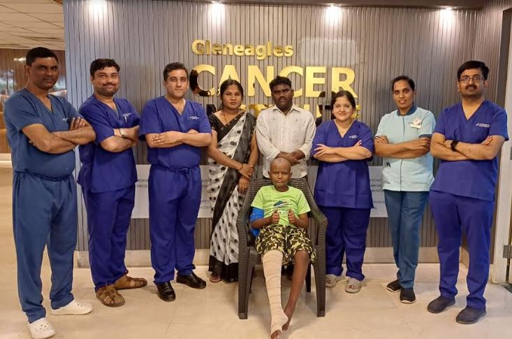 10-Year-Old Boy Beats Bone Cancer, Walks Again Thanks to Innovative Surgery at Gleneagles BGS Hospital 10-Year-Old Boy Beats Bone Cancer, Walks Again Thanks to Innovative Surgery at Gleneagles BGS Hospital