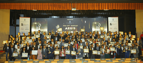 Winners and Finalists Honoured at the 14th Aegis Graham Bell Awards at New Delhi Winners and Finalists Honoured at the 14th Aegis Graham Bell Awards at New Delhi