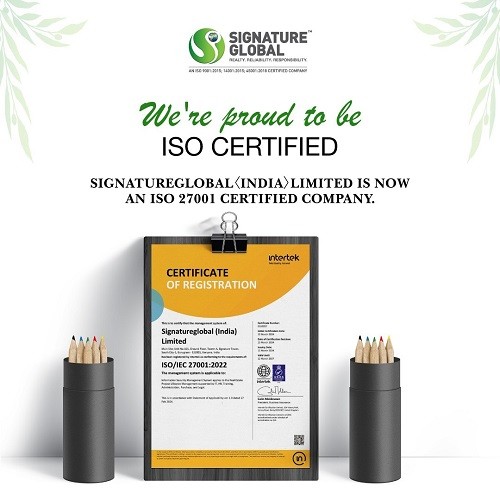 Signature Global Secures ISO 27001 Certification for Information Security Management System Signature Global Secures ISO 27001 Certification for Information Security Management System