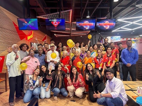 Timezone India Celebrates International Day of Happiness: Bringing Smiles to Senior Citizens at Inorbit Malad Timezone India Celebrates International Day of Happiness: Bringing Smiles to Senior Citizens at Inorbit Malad
