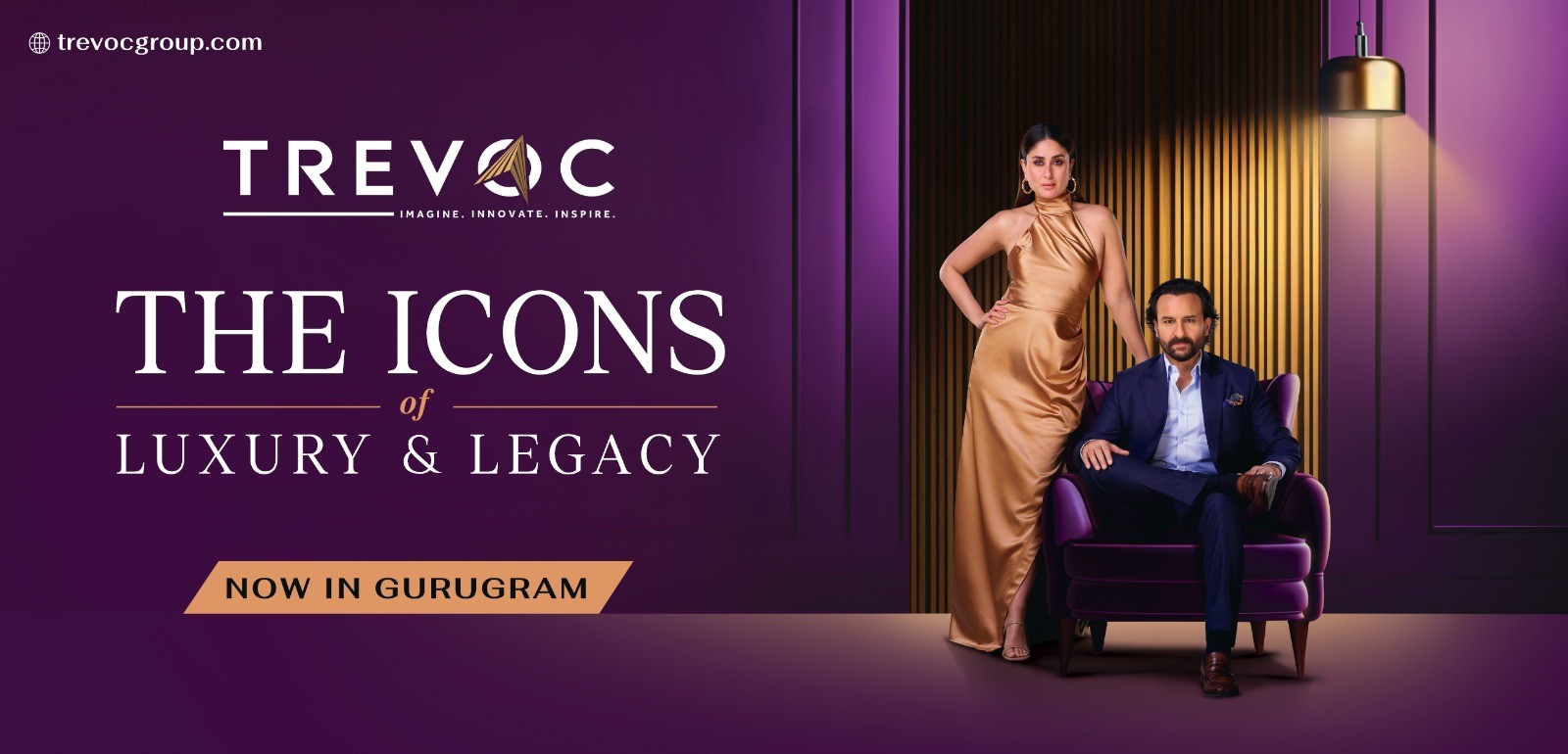 Legacy Meets Luxury: TREVOC Announces Saif Ali Khan & Kareena Kapoor Khan as Brand Ambassadors Legacy Meets Luxury: TREVOC Announces Saif Ali Khan & Kareena Kapoor Khan as Brand Ambassadors