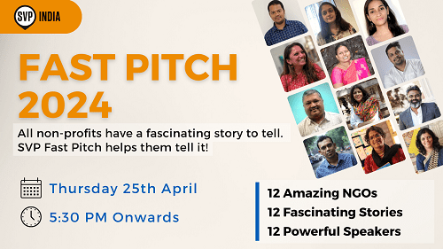 SVP India Announces Third Season of Fast Pitch, a Virtual Fundraising Event for NGOs SVP India Announces Third Season of Fast Pitch, a Virtual Fundraising Event for NGOs