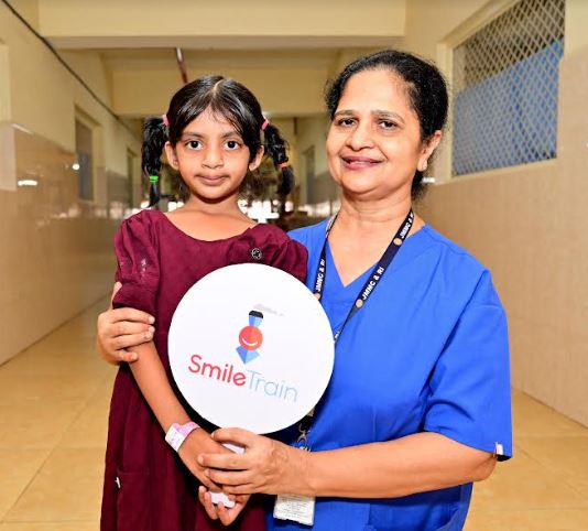 Nurse Shoba From Thrissur Honoured with Global Award By International Cleft Care NGO Smile Train Nurse Shoba From Thrissur Honoured with Global Award By International Cleft Care NGO Smile Train