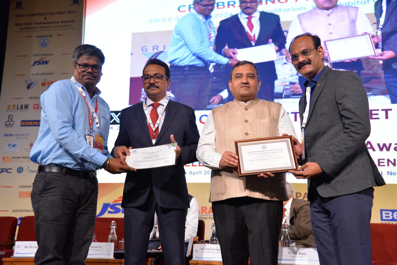‘Starwood Towers’ by Navin’s Conferred with CIDC Vishwakarma Award Alongside Green Initiative Certification ‘Starwood Towers’ by Navin’s Conferred with CIDC Vishwakarma Award Alongside Green Initiative Certification