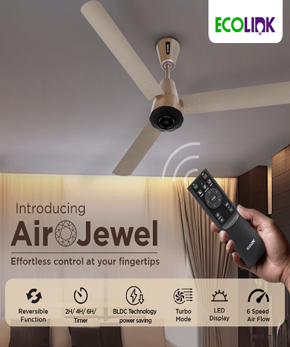 Ecolink Launches a Range of Power Packed Fans, Promising Superior Performance and Energy Efficiency Ecolink Launches a Range of Power Packed Fans, Promising Superior Performance and Energy Efficiency