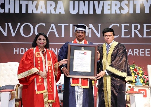 Recognizing Excellence: Chitkara University Bestows Honorary Doctorate on Dr. Arvind Lal for Healthcare Innovation Recognizing Excellence: Chitkara University Bestows Honorary Doctorate on Dr. Arvind Lal for Healthcare Innovation