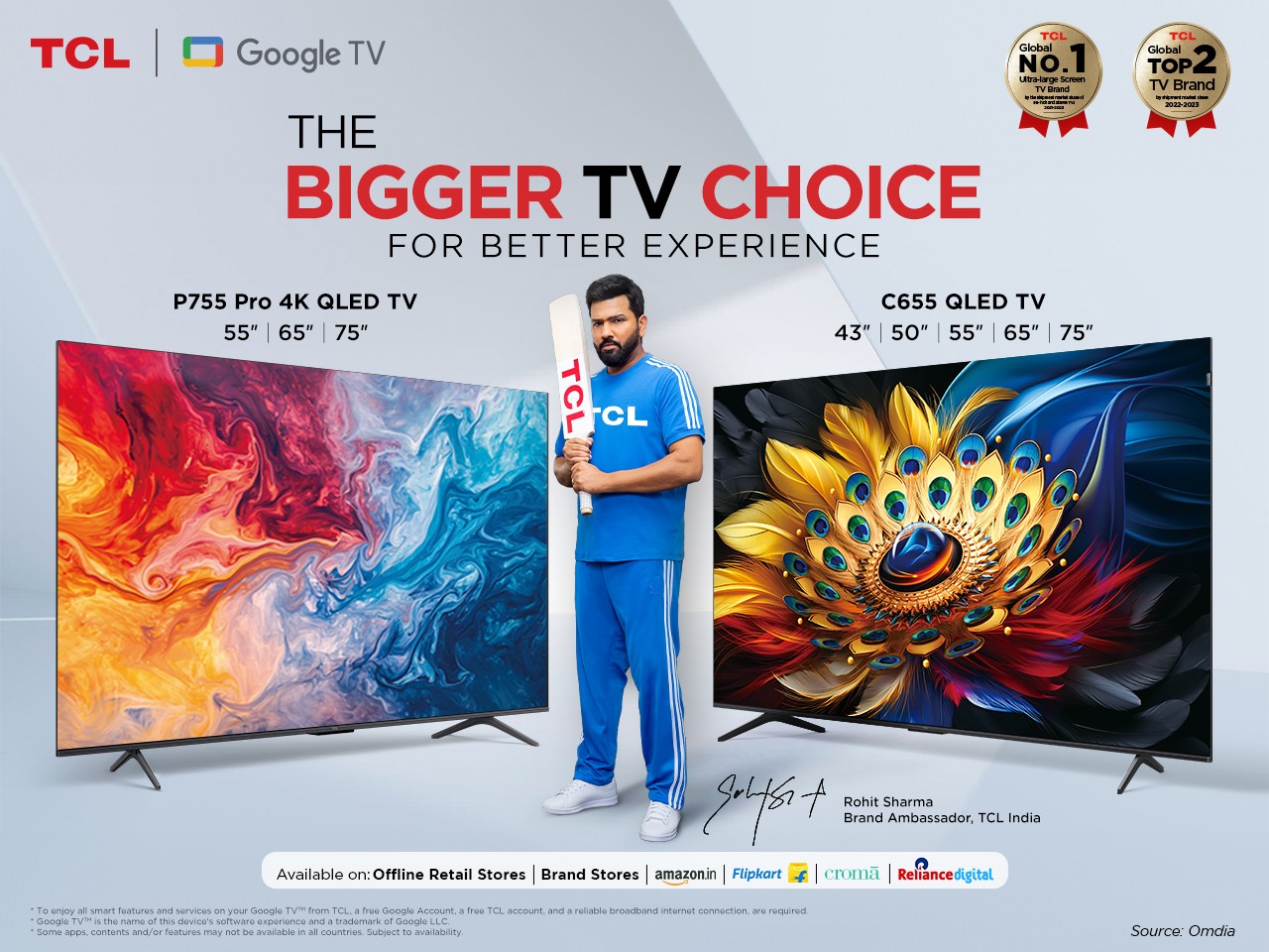 TCL Unveils Lineup of Google QLED, 4K QLED & 4K UHD TVs with Great Deals for Indian Consumers TCL Unveils Lineup of Google QLED, 4K QLED & 4K UHD TVs with Great Deals for Indian Consumers