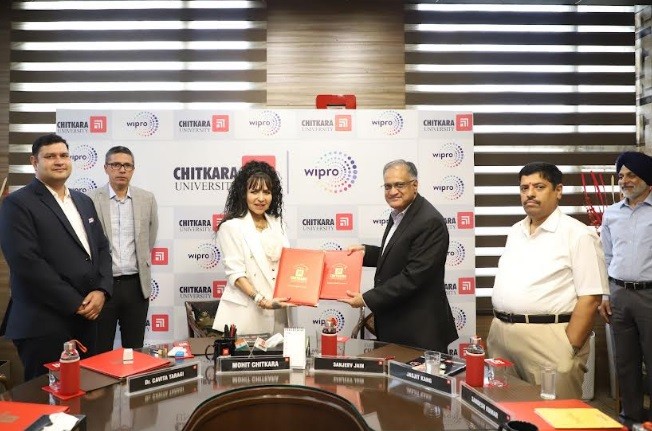 Chitkara University Partners with Wipro Limited to Establish Centre of Excellence for Enhanced Industry Training and Employability Chitkara University Partners with Wipro Limited to Establish Centre of Excellence for Enhanced Industry Training and Employability