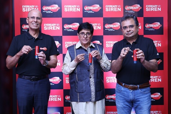 Kiran Bedi Unveils Eveready’s Siren Torch with Safety Alarm; An Innovation Empowering Women’s Safety Kiran Bedi Unveils Eveready’s Siren Torch with Safety Alarm; An Innovation Empowering Women’s Safety