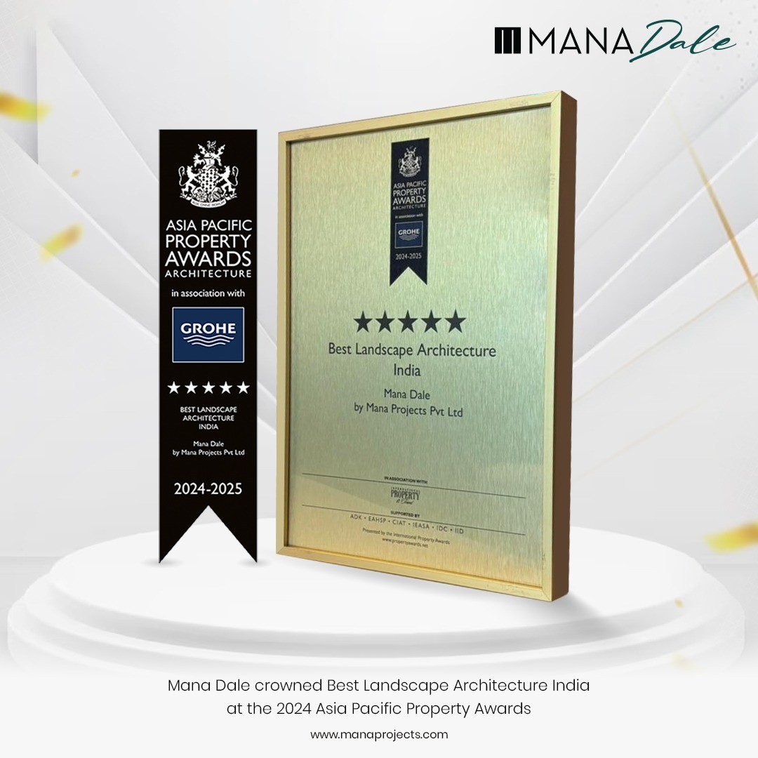 MANA Dale Shines at Asia Pacific Awards, Honoured for Sustainable Landscape Architecture, Second Consecutive Win for Sustainability MANA Dale Shines at Asia Pacific Awards, Honoured for Sustainable Landscape Architecture, Second Consecutive Win for Sustainability