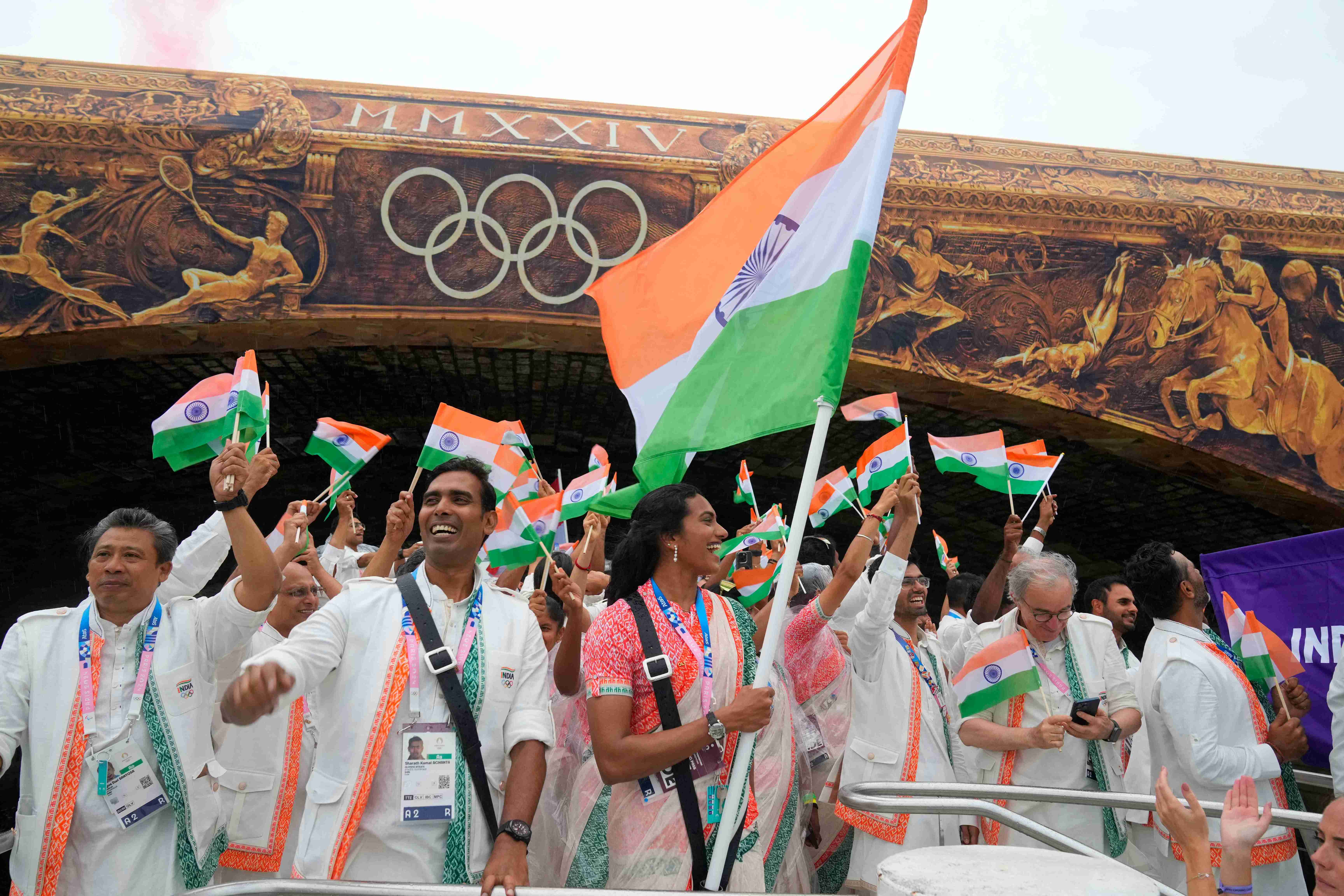 Tasva’s Ceremonial Wear Shines at the Paris Olympics’ 2024 Opening Ceremony Tasva’s Ceremonial Wear Shines at the Paris Olympics’ 2024 Opening Ceremony