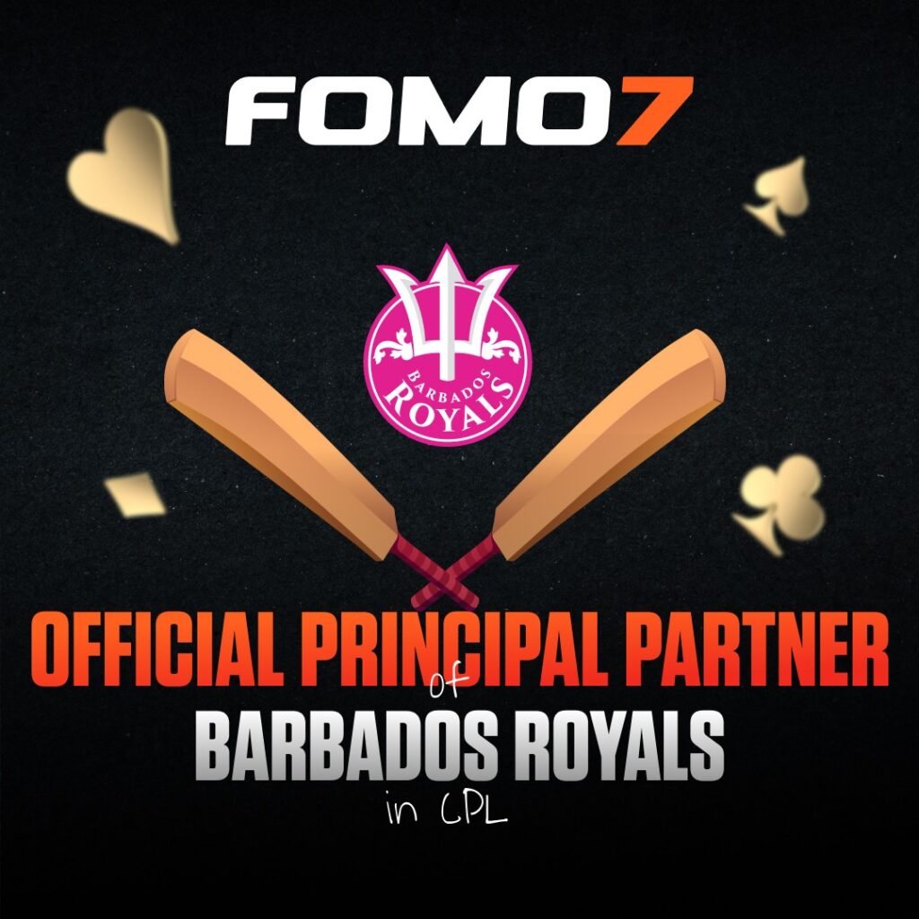 FOMO7 becomes Principal Partner of Barbados Royals in CPL FOMO7 becomes Principal Partner of Barbados Royals in CPL