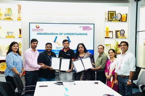 Galgotias University Signs MoU with Kansai Nerolac Paints Ltd. to Enhance Student Industry Exposure and Career Opportunities Galgotias University Signs MoU with Kansai Nerolac Paints Ltd. to Enhance Student Industry Exposure and Career Opportunities