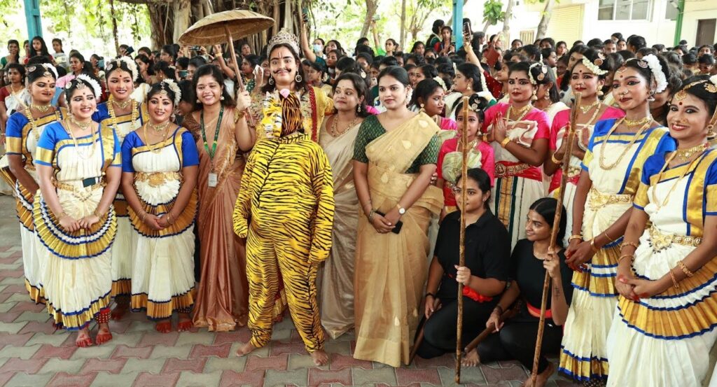 Dr. MGR-Janaki College Celebrates Onam with Dance Performances & Onam Sadya Dr. MGR-Janaki College Celebrates Onam with Dance Performances & Onam Sadya